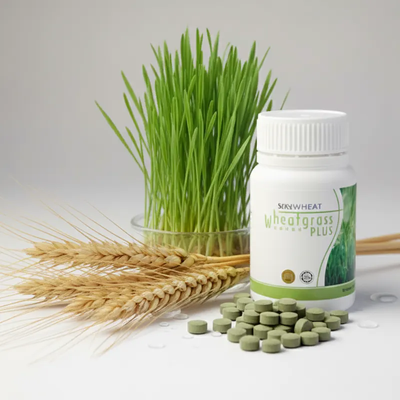 Sky Wheat wheatgrass powder for clean blood and heart health